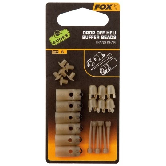 FOX Edges™ Drop Off Heli Buffer Beads 1 FOX Edges™ Drop Off Heli Buffer Beads