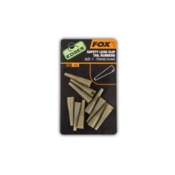 FOX EDGES™ Lead Clip Tail Rubbers - Size 7 Khaki