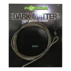 KORDA Dark Matter Leader 50cm Ring Swivel -Nash Tackle-winkel korda dark matter leader 50cm ring swivel ksz68 ksz69 ksz70 leaders 2