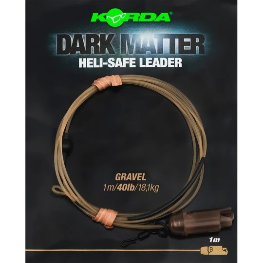 KORDA Dark Matter Leader Heli Safe - 40lb - 1m 2 KORDA Dark Matter Leader Heli Safe - 40lb - 1m - Afbeelding 2