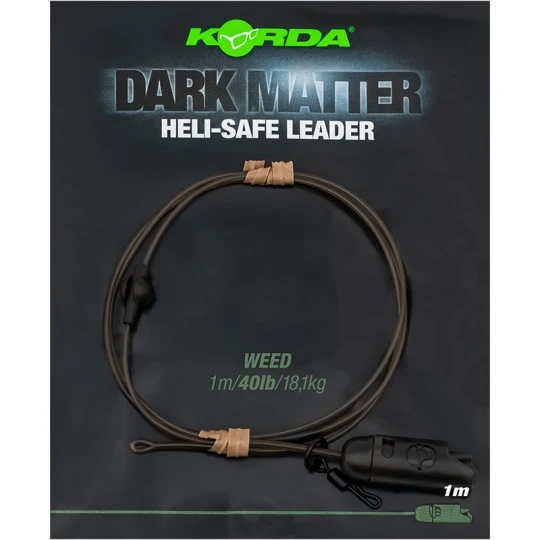 KORDA Dark Matter Leader Heli Safe - 40lb - 1m 1 KORDA Dark Matter Leader Heli Safe - 40lb - 1m